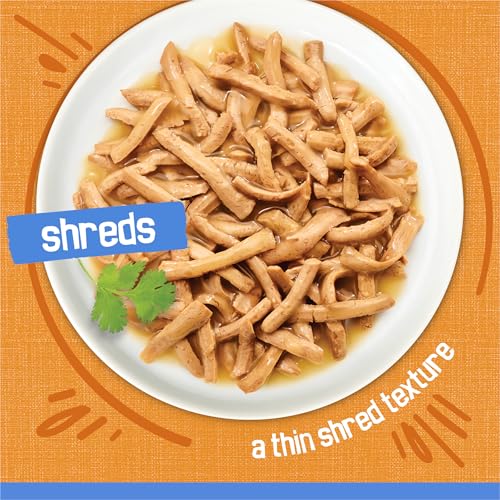 Friskies Purina Shreds with Chicken in Wet Cat Food Gravy - 5.5 oz. Cans (Pack of 48) - image 3