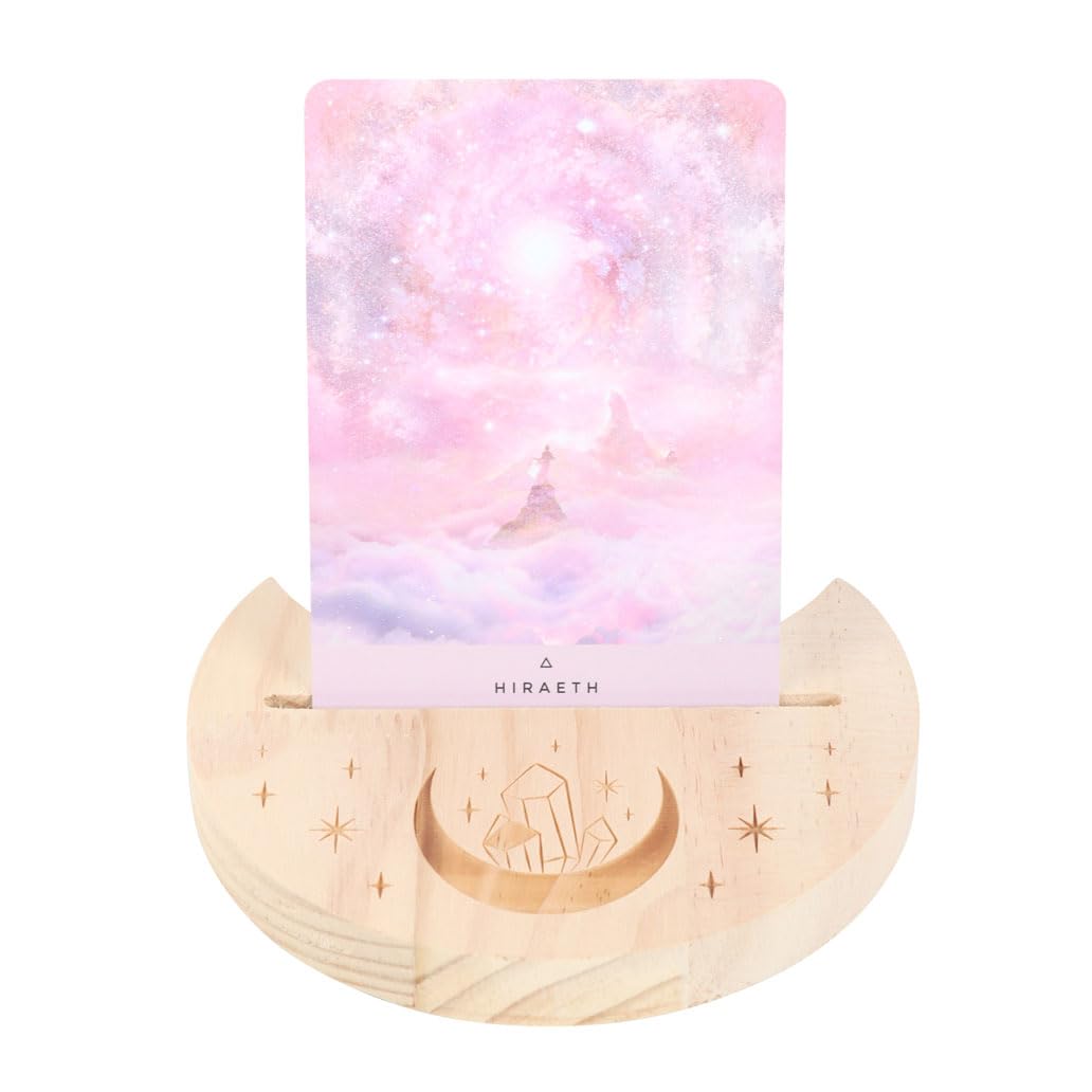 KDMD Crescent Moon Tarot Card Stand - Peach