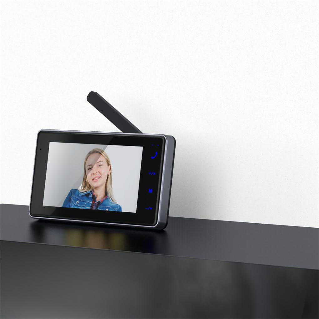 Interphone bidirectionnel intégré à Une Sonnette vidéo sans Fil