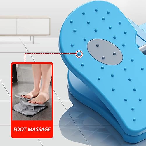 Miniatura 4 de Ejercitador de máquina de escalones para uso doméstico, pedal de escritorio, ejercitador de ciclo, paso a paso pequeño, equipo multifuncional de