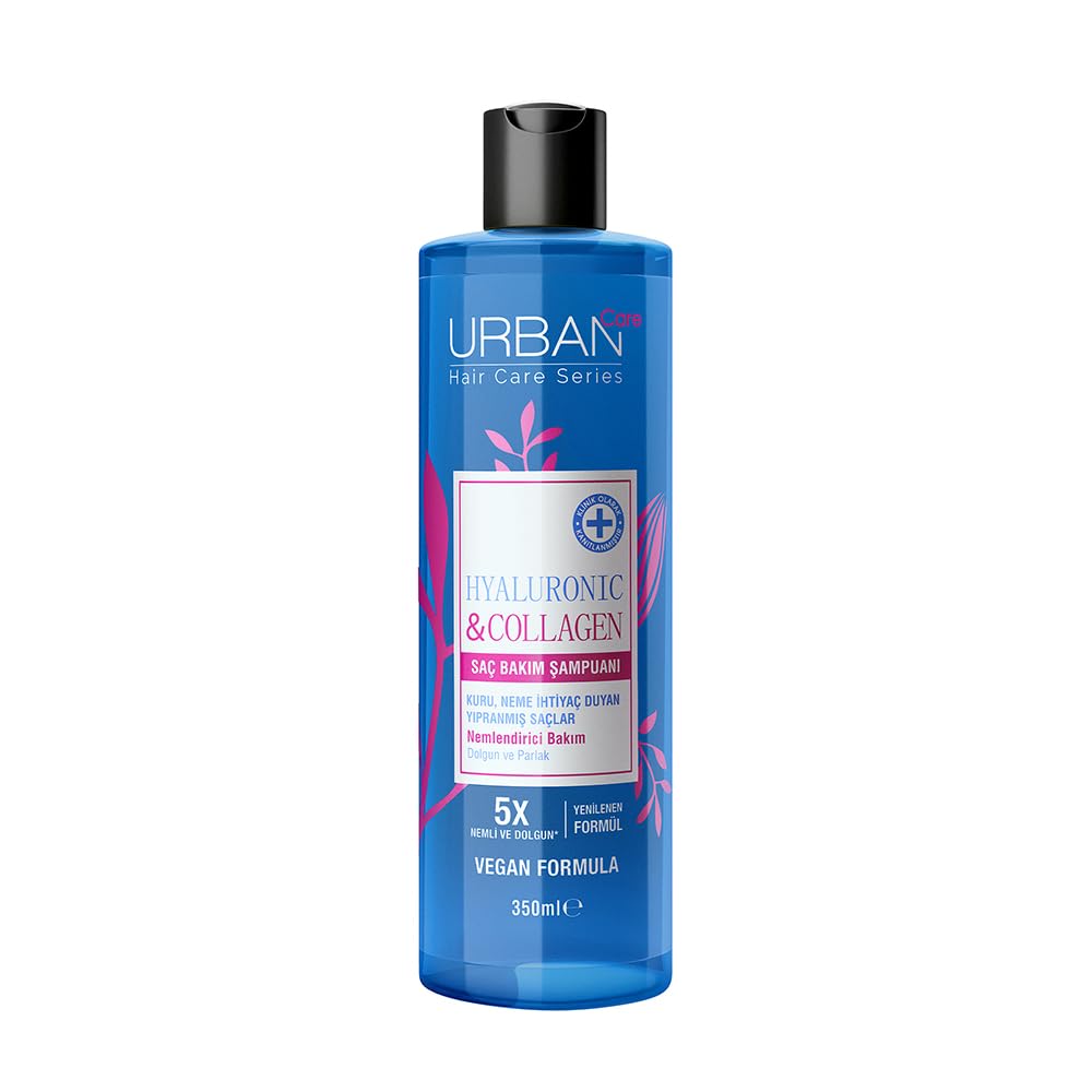 Urban Care Hyaluronic & Collagen Ekstra Dolgunlaştırıcı Saç Bakım Şampuanı, 350 Mililitre, Vegan