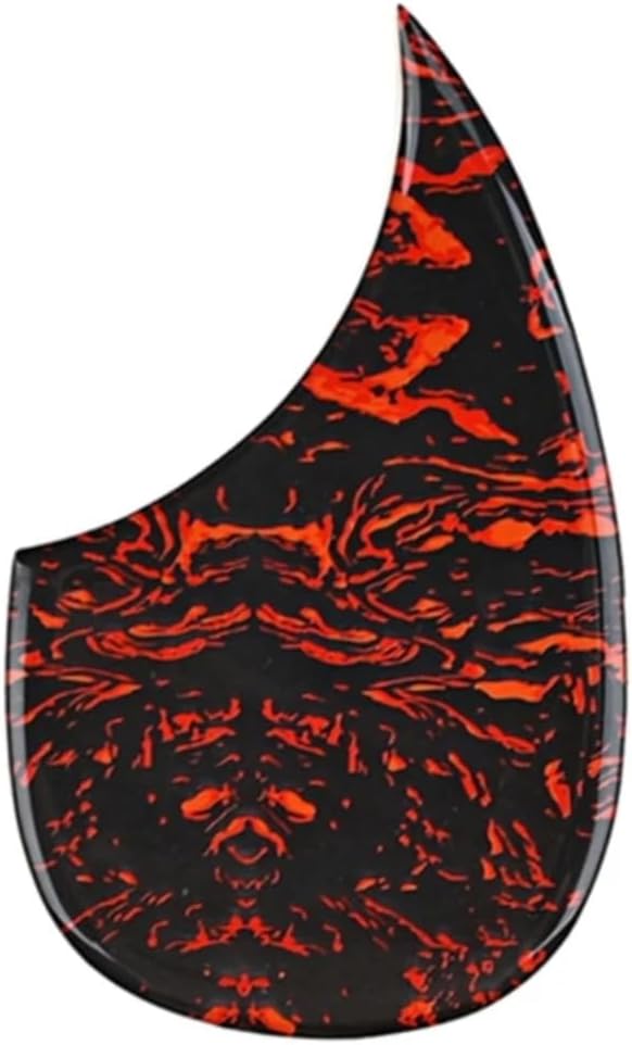 Acoustic Guitar Pickguard Sticker, Self-Adhesive Scratch Plate 1PC: Guard Plate Film for Guitar Surface Protection, Replacement and Repair Use | Pick Wear, Strumming (Navy Blue)