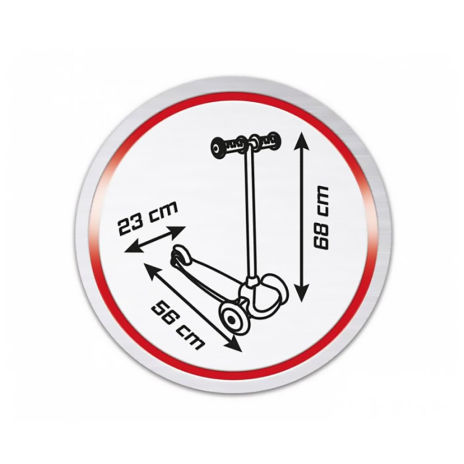 Smoby - monopattino 3 ruote twist Disney Cars, adatto dai 3 anni, portata 20 kg, 7600750205