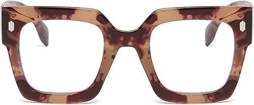 Miniatura 6 de willochra Oprah Style - Gafas de lectura cuadradas para mujeres y hombres, de gran tamaño, anti luz azul, para lectura de computadora