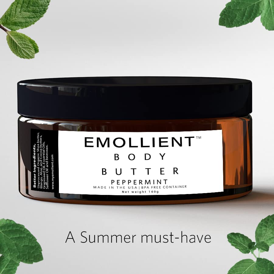 Miniatura 7 de Emollient Mantequilla hecha a mano con aceites esenciales, repleta de vitaminas y antioxidantes (piel sensible, 5.64 oz)