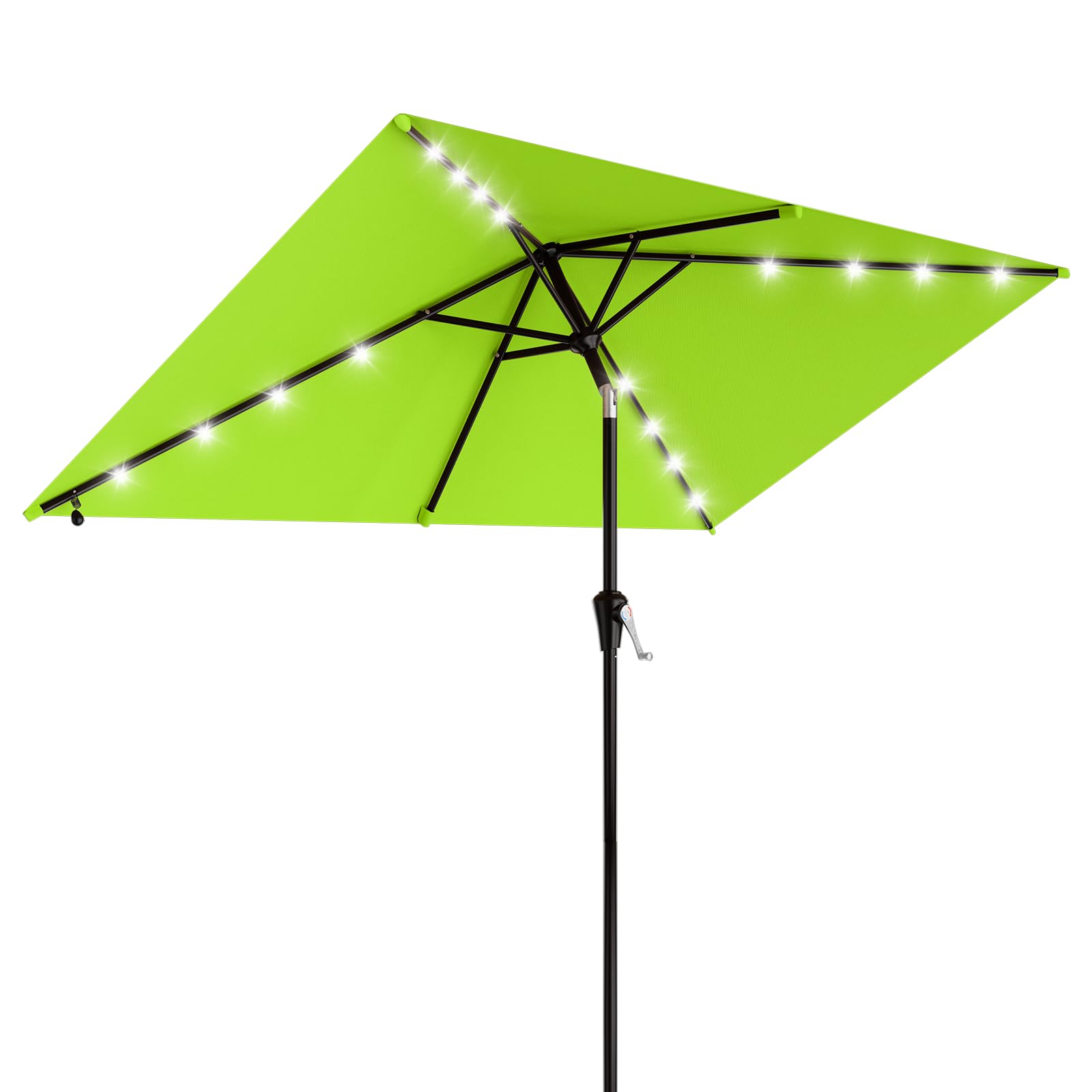 amazon solar led patio umbrella lights Amazon.com : ABCCANOPY Durable Solar Led Patio Umbrellas with 24LED Lights  7.5FT (Royal Blue) : Patio, Lawn & Garden