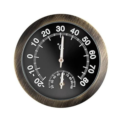 ダイヤルタイプ アナログ温度モニター 車温度計 43mm ラウンド温度テストゲージ -30~60℃ 温度計 車用温度計 -30~60℃ 埋め込み温度テストゲージメーター 43mm