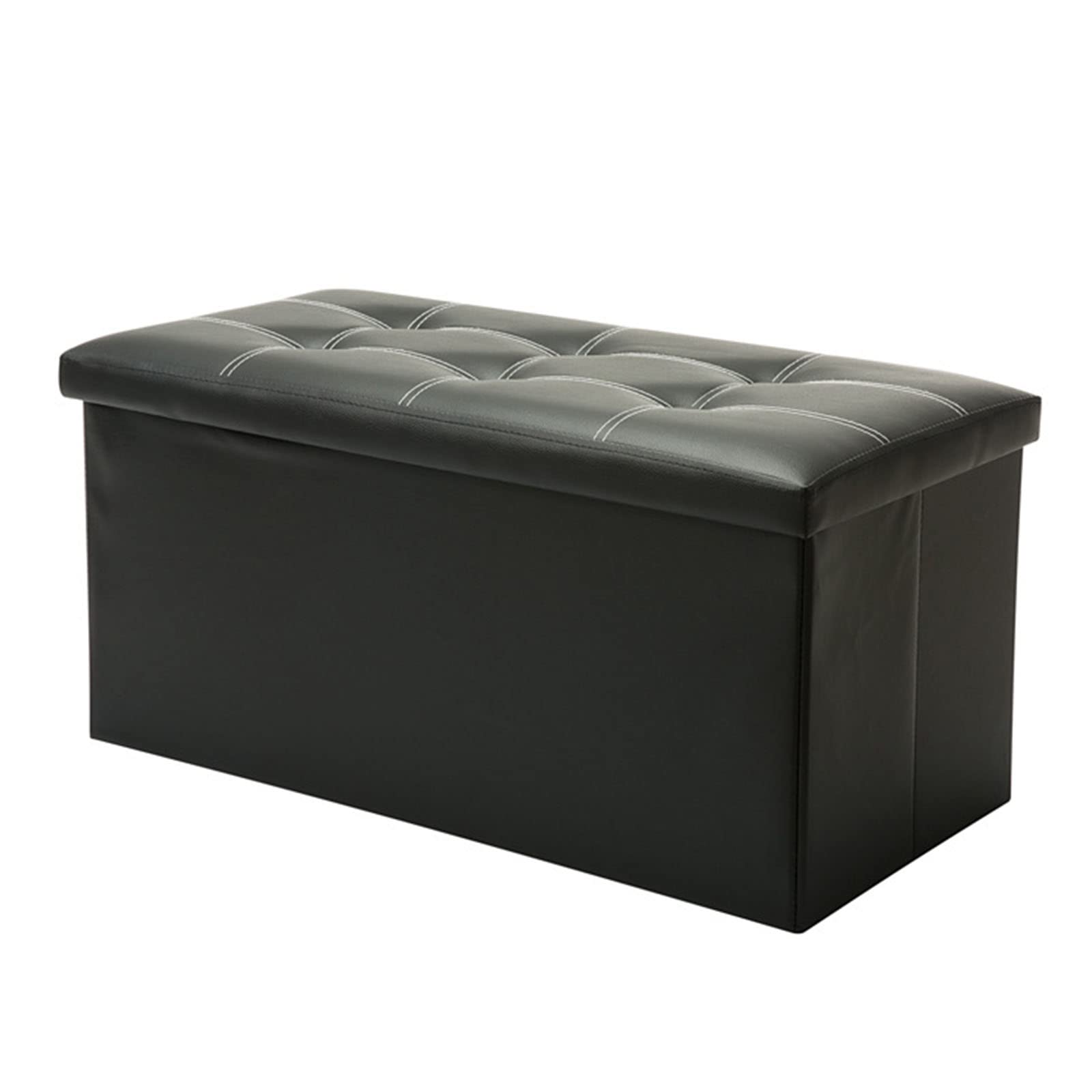 Ottoman moderne pliable avec assise rembourrée pour gagner de l'espace