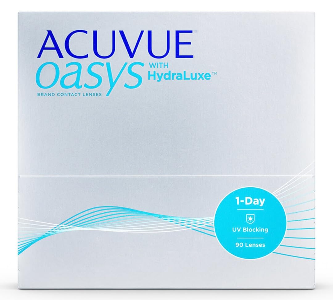Acuvue Oasys One-Day with Hydraclear Plus Contact Lens, Pack of 90, -1.5 Diopters, 14.3mm
