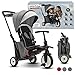smarTrike STR5 Triciclo con Certificazione di Passeggino per Bambini di 1,2,3 Anni - 7 in 1 Trike Multi-Stadio (Grigio)