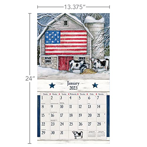 Langoldglory2023wallcalendar  Urban Country Home Decor Lang old glory 2023 wall calendar  urban country home decor