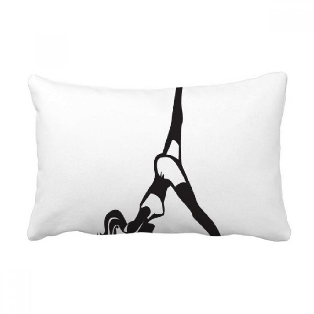 Coussin lombaire yoga fille coloré, une idée cadeau sport et santé pour canapé