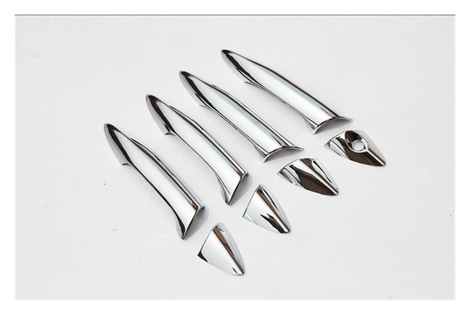 Rinkteea One Color Exterior Car Door Handle For Hyundai I30 2012-2016 Chrome Car Side Door Handle Cover Trim Sticker