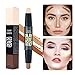 Illuminateur Contouring,Contouring Stick,Bâton Surligneur,Makeup Contouring,Illuminateur Contouring,Contouring Maquillage,Correcteur Stick de Contouring, Outil de Maquillage à Double Tête.