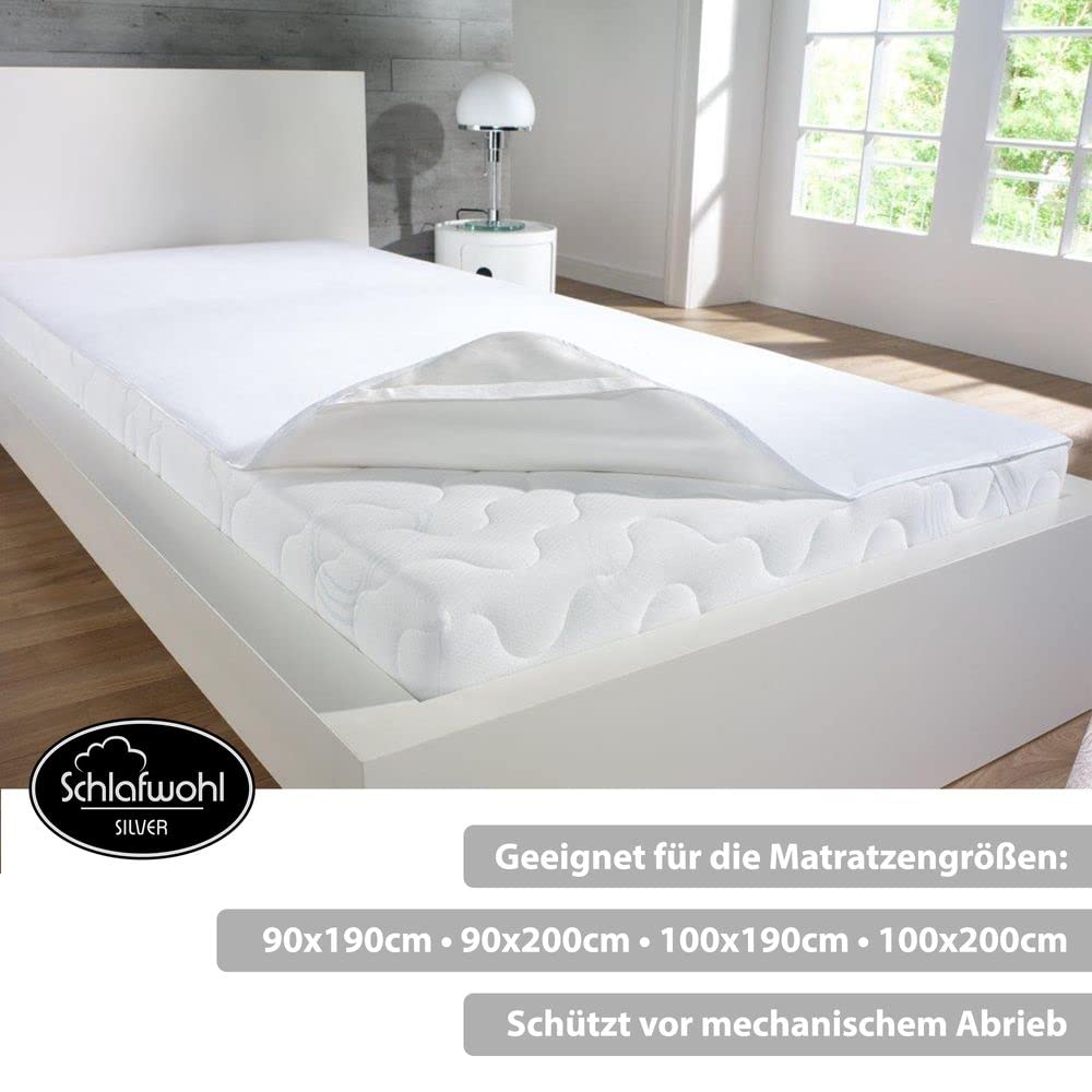 Wasserdichter Matratzenschoner • Matratzenschutz • Topper 90 x 200 cm • Ökotex Zertifiziert • 2er Packs