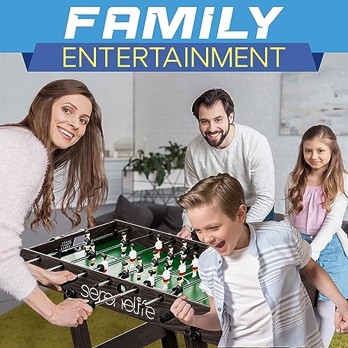 SereneLife Football Table - Full Size Foosball - Soccer with Fose, Interactive Table Top Football for Adults & Kids – Bild 7