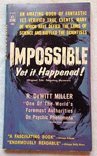 Impossible Yet It Happened B001GA5XUK Book Cover