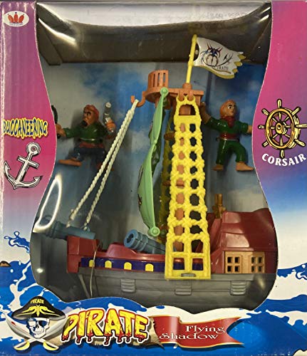 Primus-Versand Piratenschiff MIT Figuren - Spielzeugschiff Boot – Bild 3