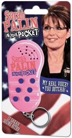 Sarah Palin Talking Keychain - In Your Pocket Talking Keychain