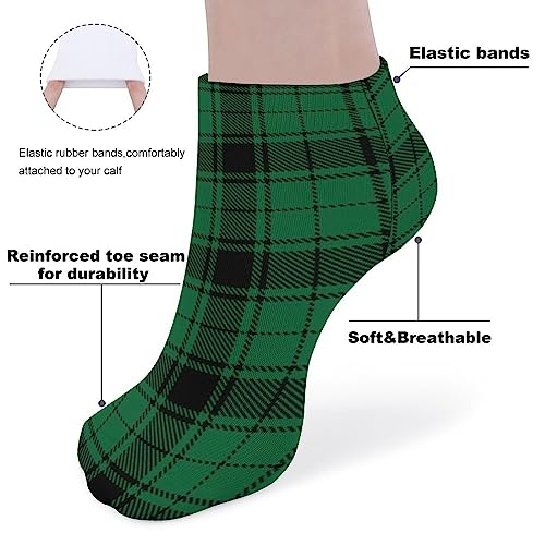 Fashion Socks Men & Women Soft Hiking Running Decor Dress Low Cut Ankle Socks (5 Pack)3