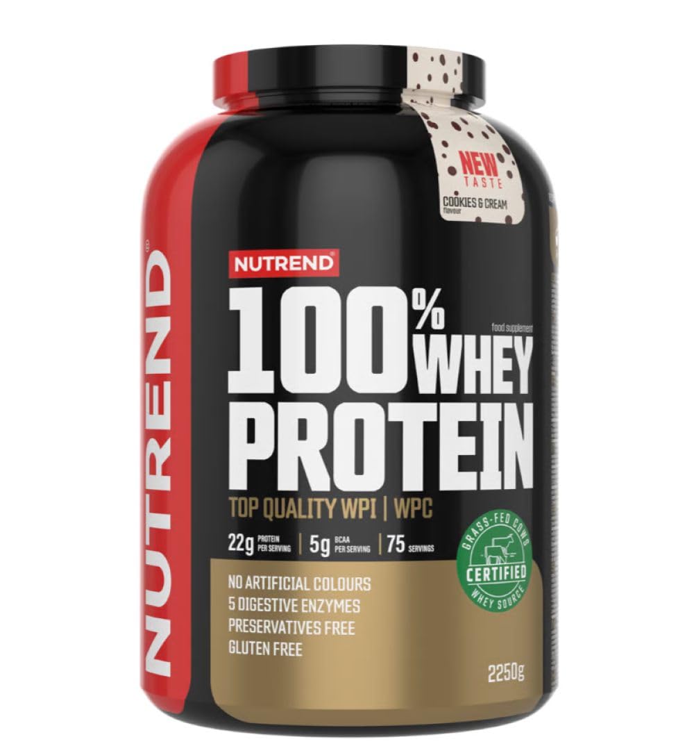 NUTREND Whey Protein - Cookies & Cream, 2250 Gr