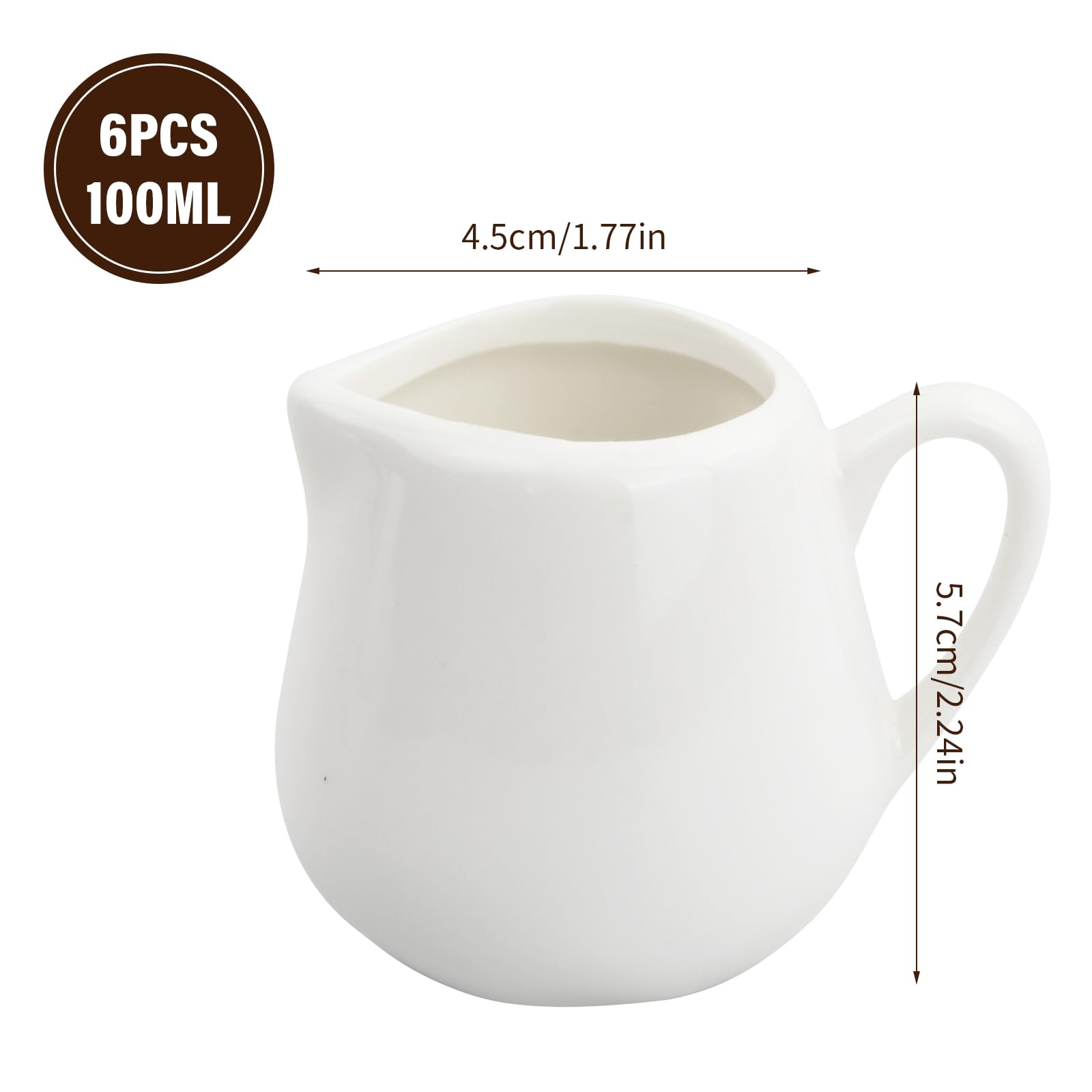 2 Jarra De Vidrio Para Batir Leche, Diseño Moderno 400ml