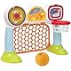 Chicco Multisport League, elektronisches und interaktives Spiel, Korb, Anzeigetafel mit Lichtern und Geräuschen, 3 Spielmodi, inkl. weichem Kunststoffball, Spielzeug für Kinder von 2-5 Jahren