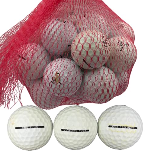 Golf Ball Planet 3A/Good Recycled Used Golf Balls for Vice Pro Plus in Good Condition (24 Pack, White)