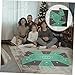 VICASKY Poker Tablecloth Rectangle Poker Table Cover Safe Light Rubber Family Mat Store