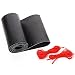AULLY PARK Universal Car Steering Wheel Cover Genuine Leather Stitch On Wrap (Size L, Red and Black)