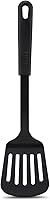 Vista 1 de AME D'ESSENCE Turner - Espátula flexible ranurada de 12 pulgadas, nailon negro, 410ºF, resistente al calor, con mango ergonómico, utensilios