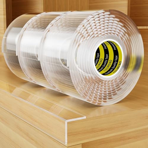Image of Clear Soft Corner Protectors for Furniture Strip,3 Rolls,2in(W) x 3.3FT(L),Sharp Edge & Table Bumper,Window Edge,Wall Protector, Soft Corner Guards Safe for Proof,Table Corner Protectors