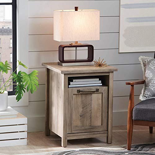 Better Homes and Gardens Modern Farmhouse Side Table / Nightstands, Rustic Gray Finish