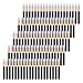 100 Pieces Lash Brushes for Cleaning, Lash Shampoo Brushes Eyelash Extension Cleansing Blackhead Removing Brush Nose Pore Deep Cleaning Facial Cleansing Brush (Black, 3.8Inch)
