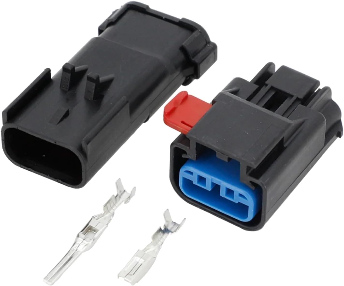 3 Pin Waterproof Vehicle Connector Automotive Connector With End Block DJ7036Y-2.8-11/21(Color:Male and Female Plug,Size:5 Sets)