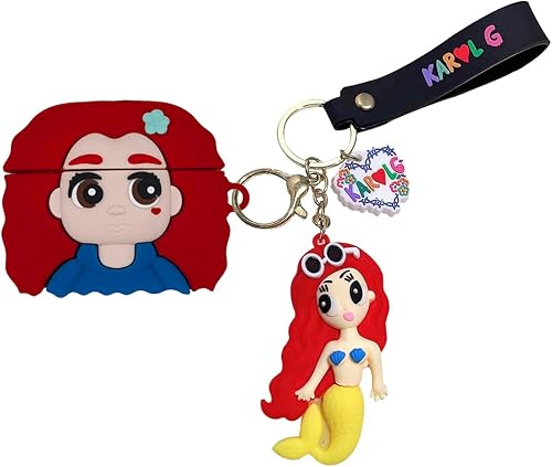 OINbxw Manana Sera Bonito - Fundas para audífonos Airpod de 3 generación, silicona suave, bonito diseño con llavero Karol G para mujeres y niñas,