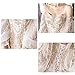 Vestido de novia Champagne Manga Larga Cola Larga Corte Estilo sueño Vestido...
