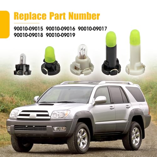 10 unidades bombillas para interruptor control acondicionado Toyota 4Runner miniatura 3