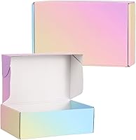 Vista 25 de Cajas de envío pequeñas de 6 x 4 x 2 pulgadas, cajas de cartón rosa para embalaje, cajas de correo corrugado para pequeñas empresas (paquete de 20)
