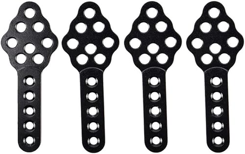 Soporte de amortiguador de coche CNC de metal a control remoto ajustable altura ángulo para auto axial SCX10 90046 D90 D110 RC Crawler Car