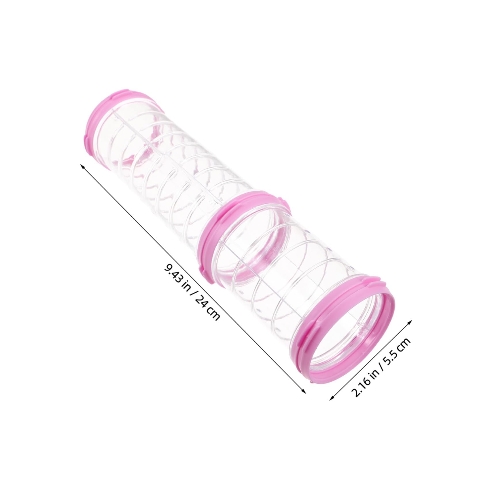 SUPVOX 2sätze Spieltunnel für Haustiere Transparenter Tunnelröhren Hamster Mäuse und Kleintiere Leicht zu Reinigen Montieren Nagerfestes Spielzeug für Käfige
