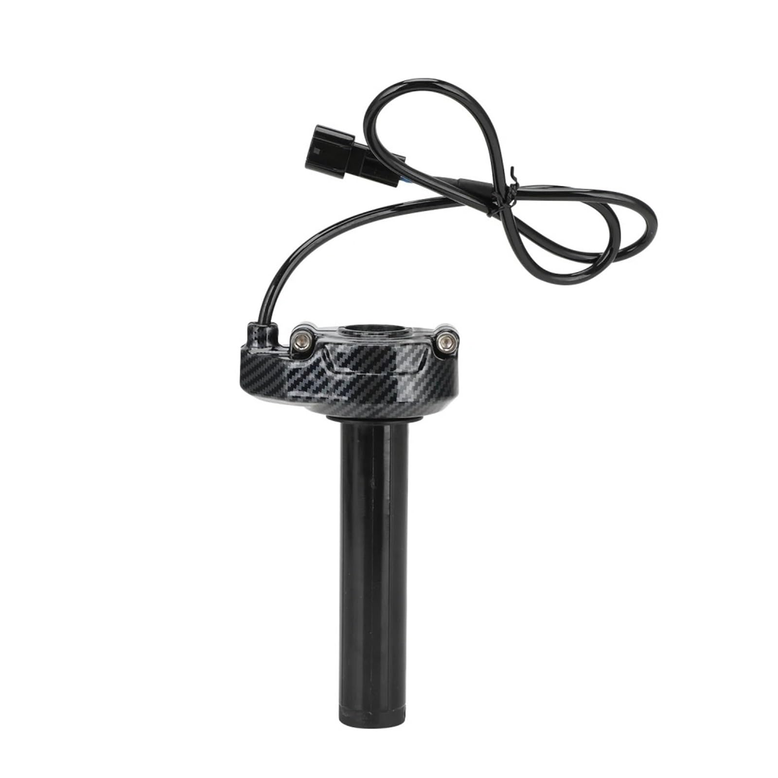 Empuñaduras Manillar Accesorios para Motocicletas, Empuñadura De Acelerador para Sur Ron SX, para Surron Lightbee, Funda De Goma Manillar De Vehículo Todoterreno(Carbon Fiber Pattern)