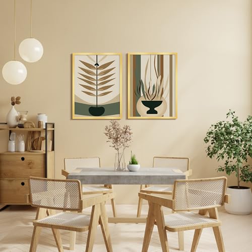 LaVie Home 12x16 Picture Frame for Wall Display, 12x16 Gold Picture Frame with HD Plexiglas, 12 x 16 Poster Frame 1 Pack, Display Frame for Vertical or Horizontal, Classic Collection