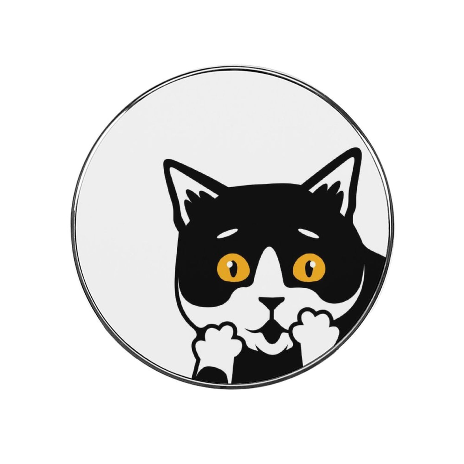 Black White Kitten Magnets For Fridge Kitchen Decoration For Refrigerators Whiteboards