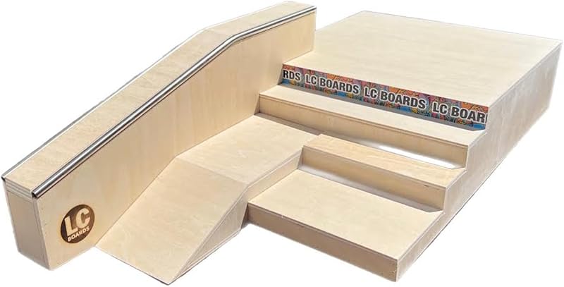 LC Boards Fingerboard MEGA Stair Set HUBBA RAMP