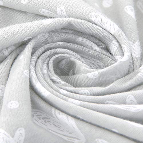 Biloban 12FKTMJT2 Pack And Play Sheets Fitted, 2 Pack Playard Sheets Fits For Graco Pack N Play Mattress, 100% Jersey Knit Cotton Mini Crib Sheets thumb #6