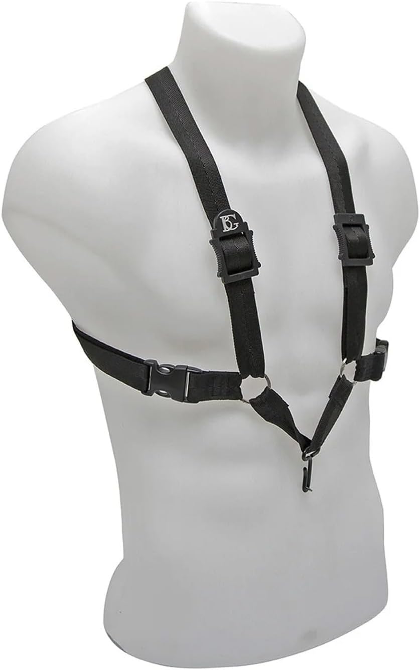 BG S40M Saxophone Harness Strap for Men with Metal Hook