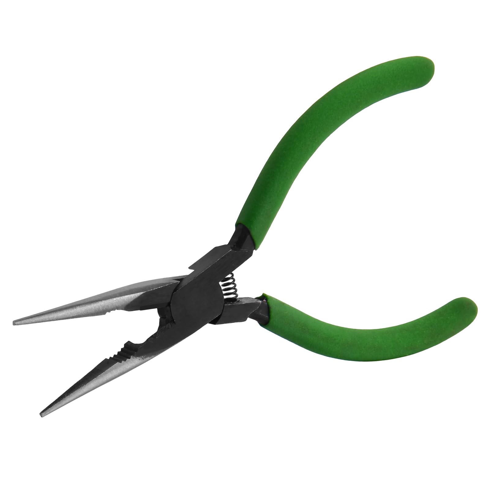 SPEEDWOX Long Nose Pliers with Serrated Jaw Chain Nose Pliers Long Needle Nose for Jewelry Making Wire Bending Electrical Work Electronics Repair Object Grasping Craft Making