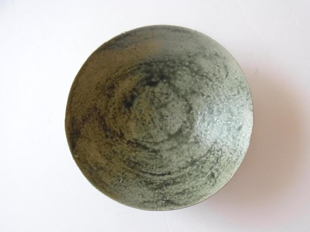 谷穹『緑釉刷毛目向付』初期伊万里 皿 鉢 古唐津 李朝 古信楽 黒高麗