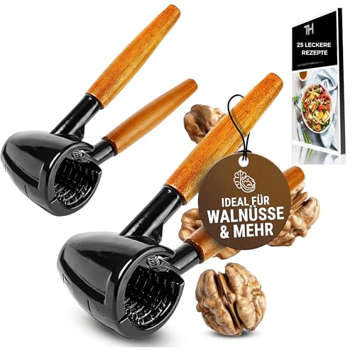 Nussknacker Schale 24 Thiru Nussknacker mit edlem Holzgriff 16cm - 100 Tage risikofrei...